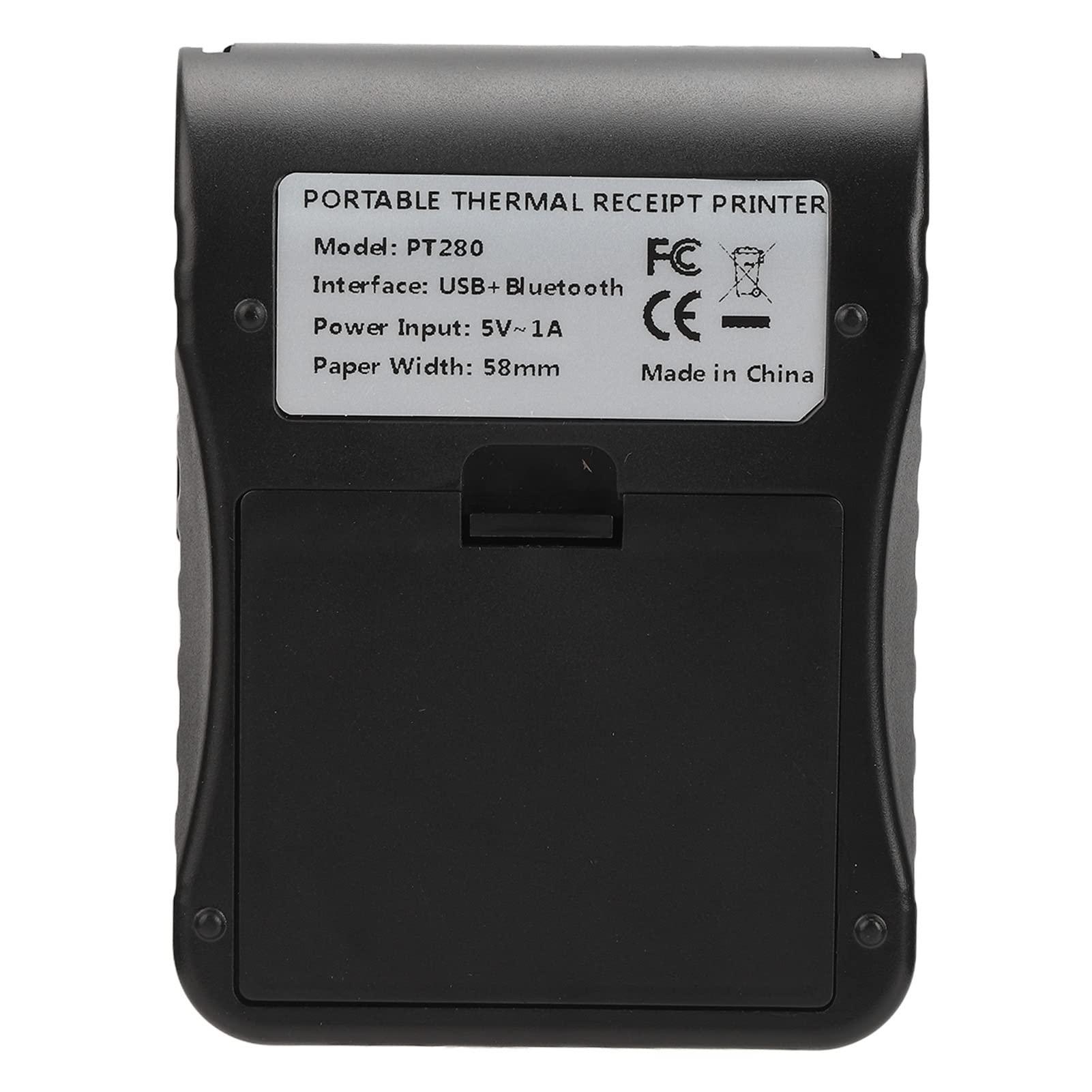 Gonetre Stampante Termica per Etichette, Stampa Rapida da 50-80 Mm/s, Supporto Doppio Pulsante Multilingue per Spedizioni Office OS X