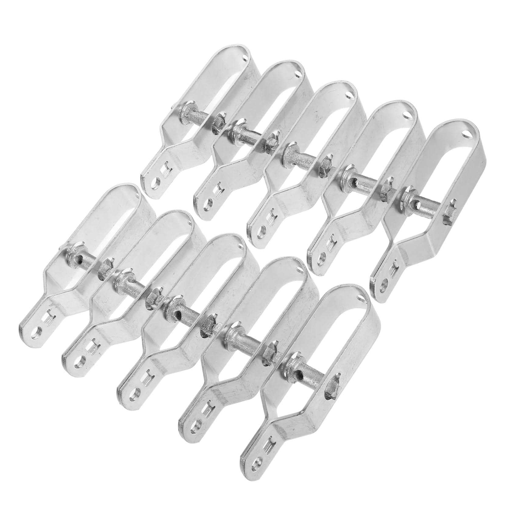 TOPBATHY 10pezzi Tenditore Per e Funi in Ferro Resistente All Ossidazione Strumento Leggero Per Uso Gravoso Su Filo Di Acciaio Per Recinzioni Metalliche e Impieghi Industriali