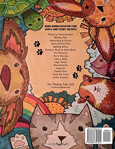 Homeschooling With Pets: Do-It-Yourself Curriculum Journal - 250 Educational Activities For Elementary Students