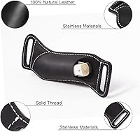 Vista 9 de Gentlestache Fundas de Cuero para Cuchillos para Cinturón, Funda para Cuchillo, Funda para Cuchillo de Bolsillo, Funda de Cuero EDC para Portador