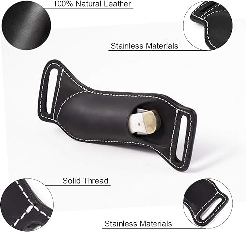 Miniatura 9 de Gentlestache Fundas de Cuero para Cuchillos para Cinturón, Funda para Cuchillo, Funda para Cuchillo de Bolsillo, Funda de Cuero EDC para Portador de