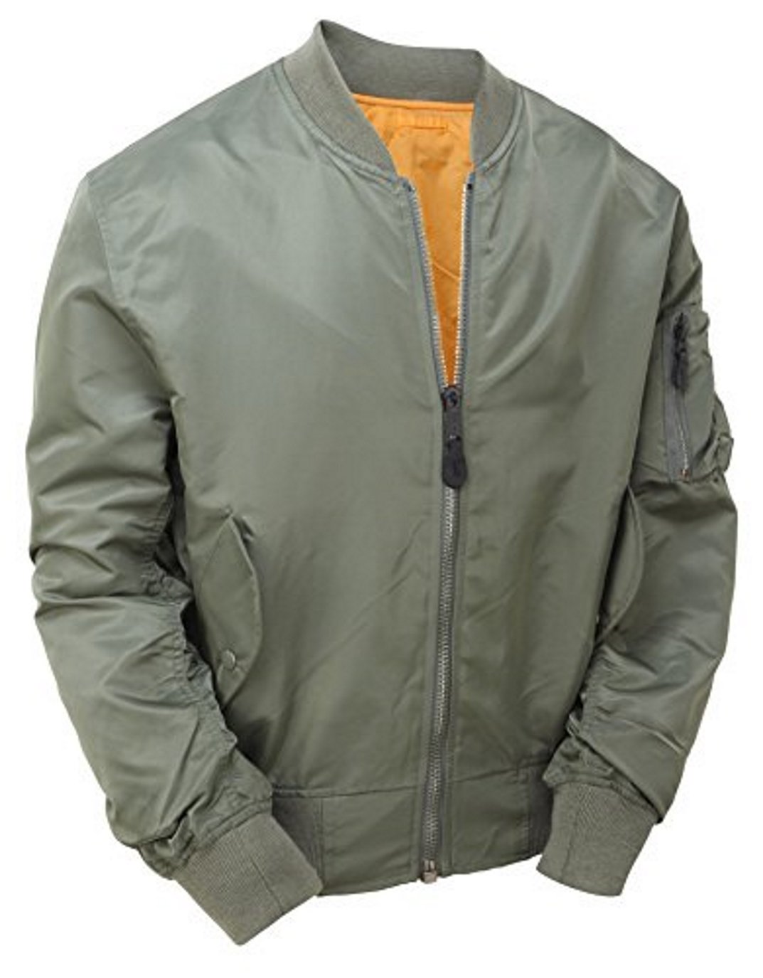 Olive Ma1 Light Flight Bomber Jacket - (2Xl)