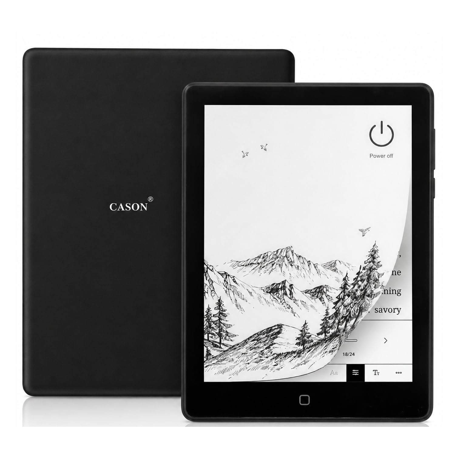 Cason E8 E-Reader Tablet with Black E-Ink Display –6 inch Portable Glare-Free Ebook Reader with Adjustable Smartlight, Built-in Speaker, WiFi,Long Lasting Battery(32 GB Internal Memory)-image-48