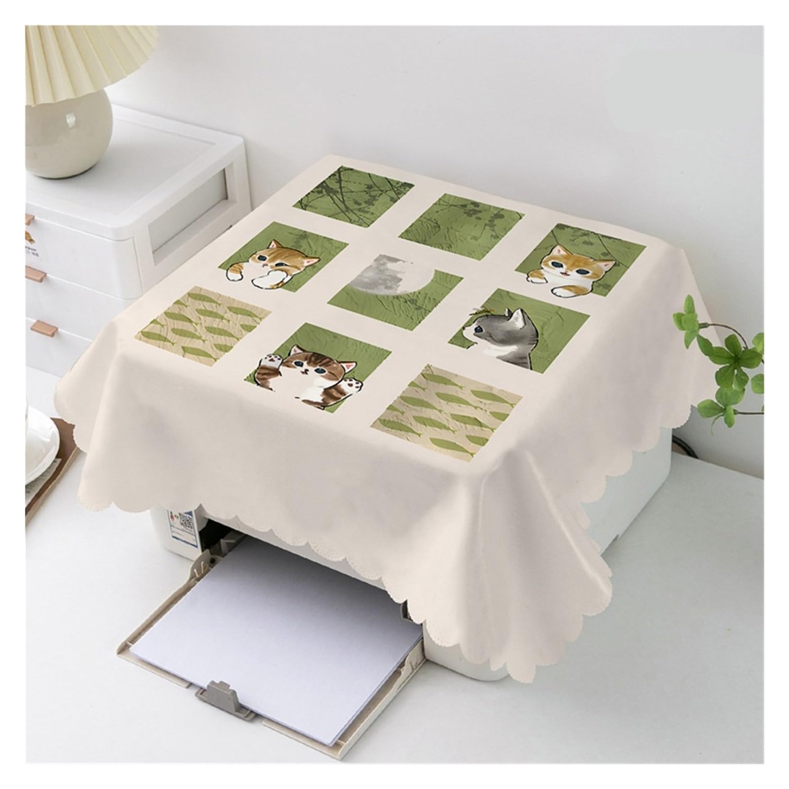 Wjiayao Color 3 Printer Dust Cover Case Printer Dust Cover Copier Projector Towel Universal Household For Various Printers Or Copiers(Color 3)