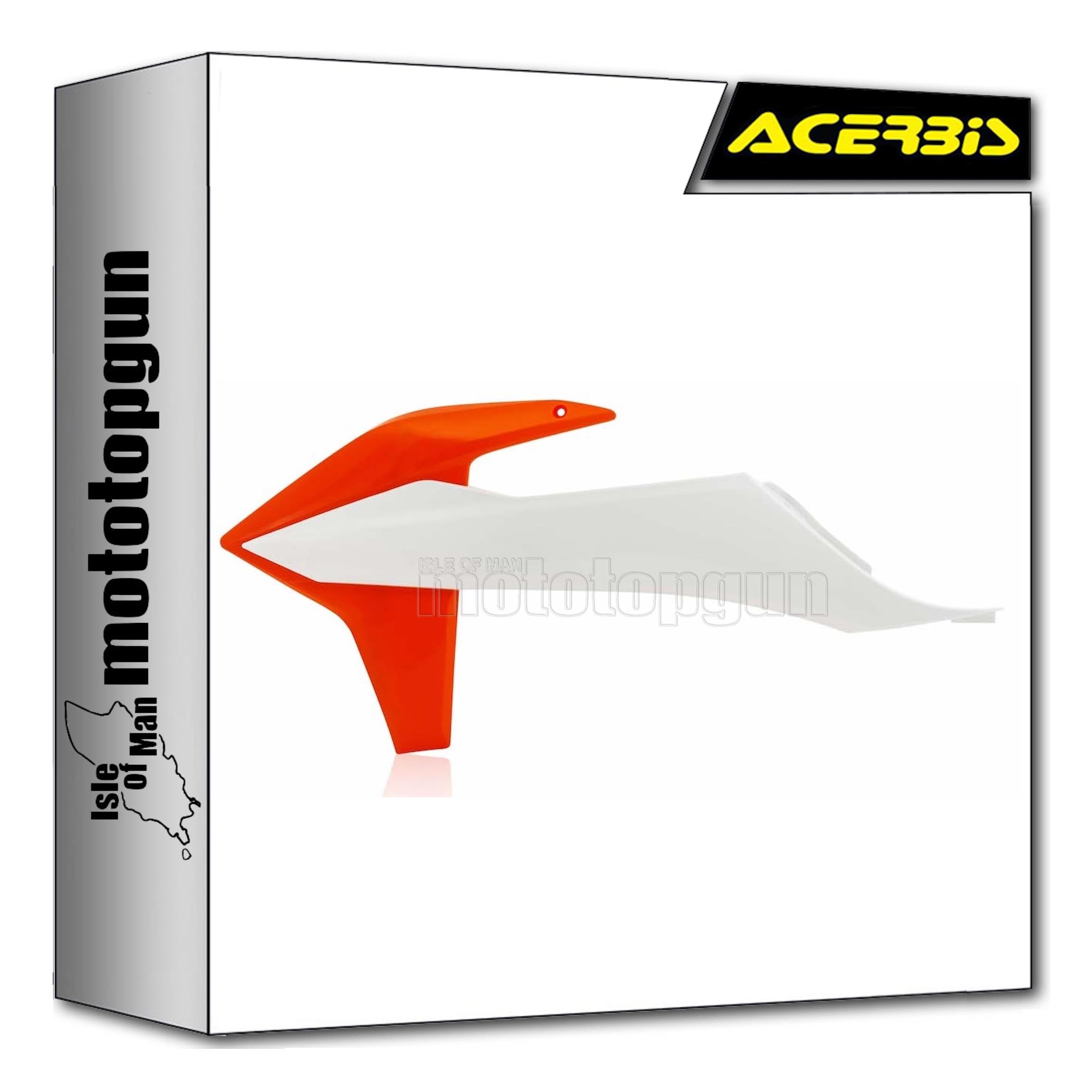 Radiator scoops Acerbis contre la surchauffe et les chocs sur KTM XC-W 125 - 4