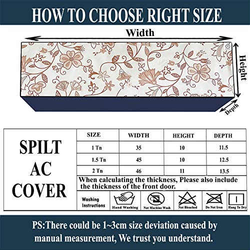 Image of Polycarbonate Water & Dustproof Split Ac Cover for Voltas 1.5 Ton 5 Star Classic 185vh Crown Aw Inverter, Blue (Color20)