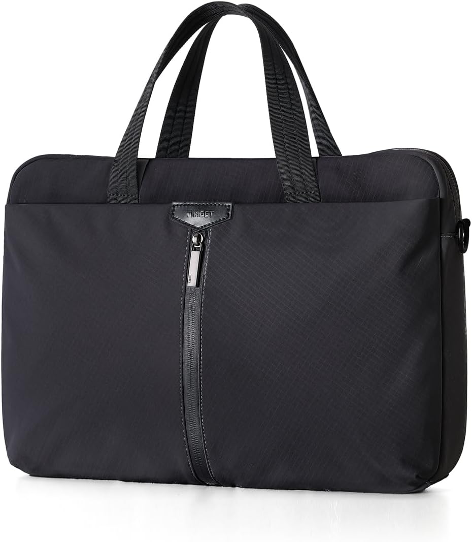 Timeet 17.3 Inch Laptop Bag for Men Women, Lightweight & Water-Resistant Computer Bag Laptop Briefcase with Shoulder Strap