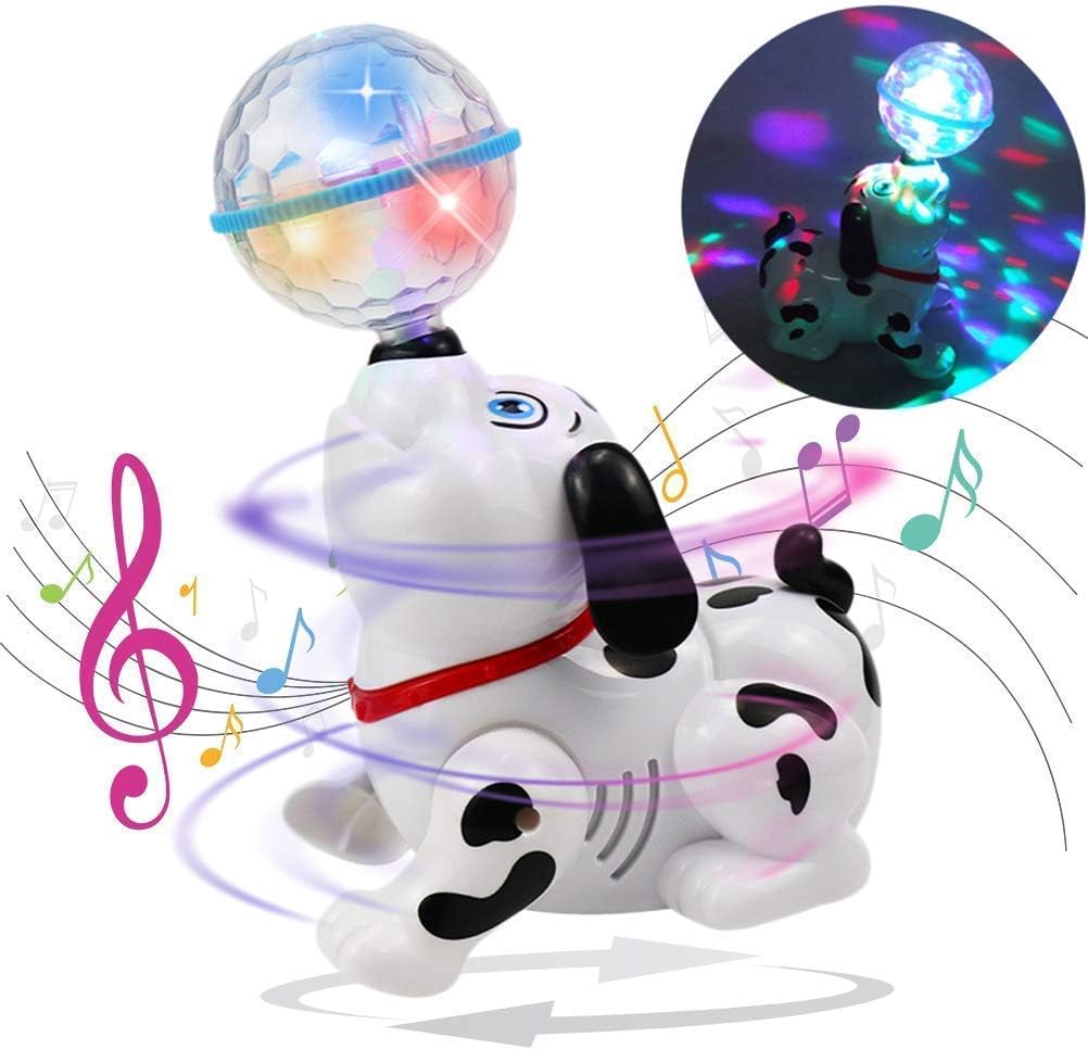 PRIME DEALS Dancing Dog with Music, Flashing Lights - Sound & Light Toys for Small Babies | Best Gift for Toddlers