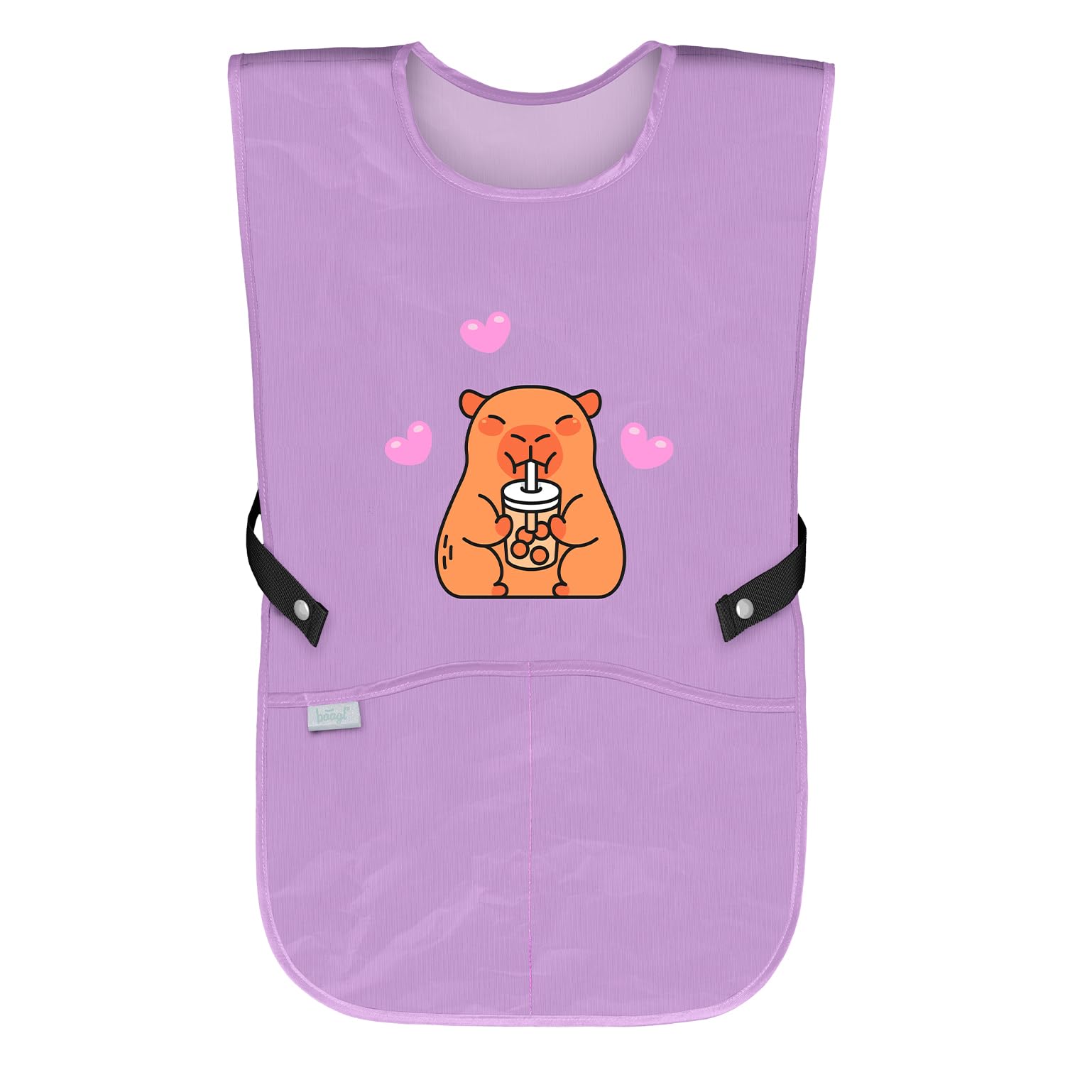 Baagl Boys Capybara Kids Apron Kids Cooking Apron, Painting Craft For Children (Capybara)