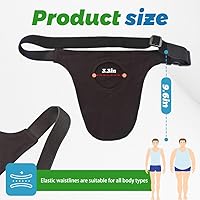 Vista 2 de Cinturón para bolsa de ostomía para hombres y mujeres – Cinturón de ostomía con correa ajustable, discreto soporte para bolsa de colostomía