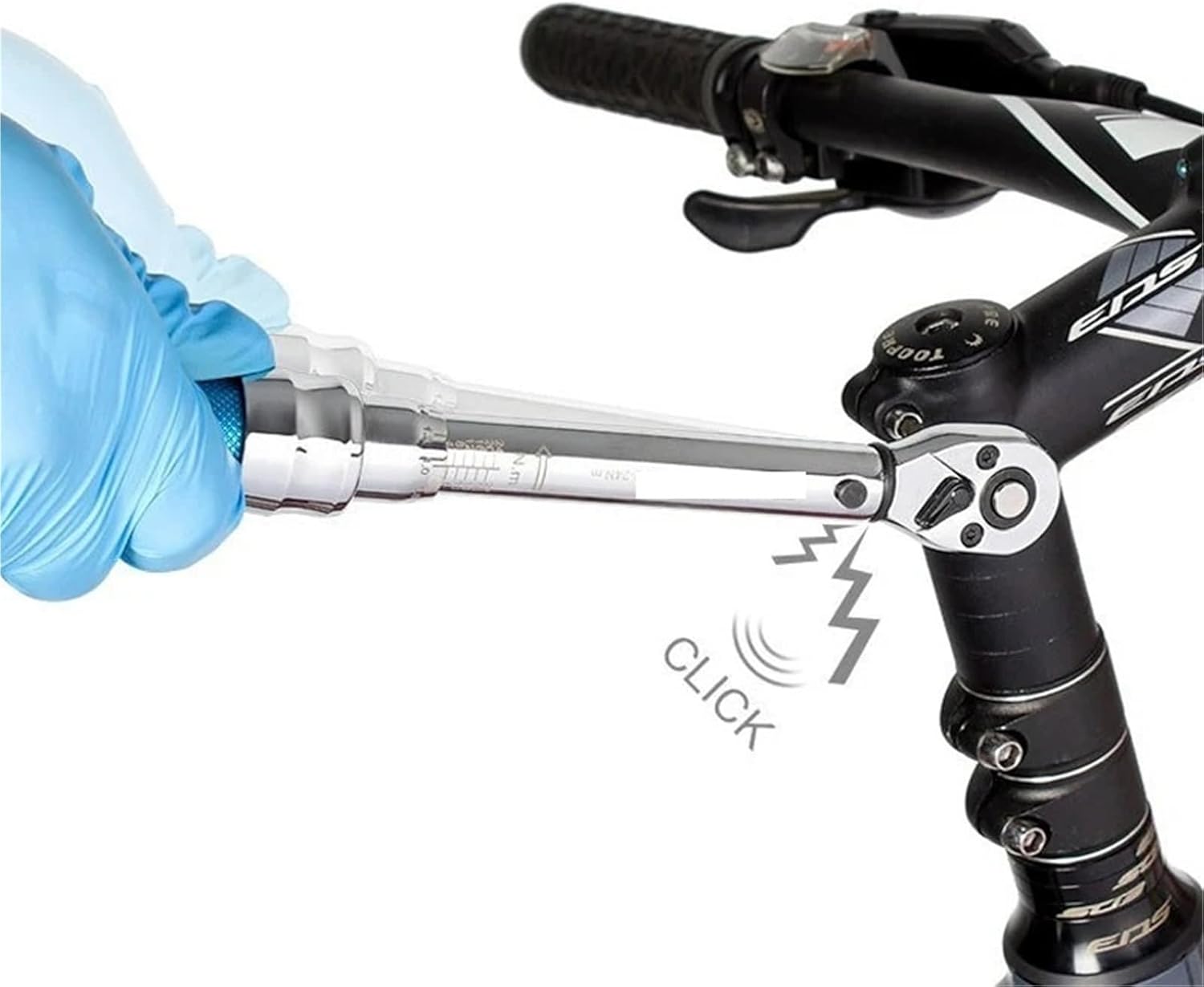 Bike Multitool Torque Wrench Set 1/4" 2-24Nm Double Scale Bicycle Maintenance Tool Allen Key Combination Repair Kits