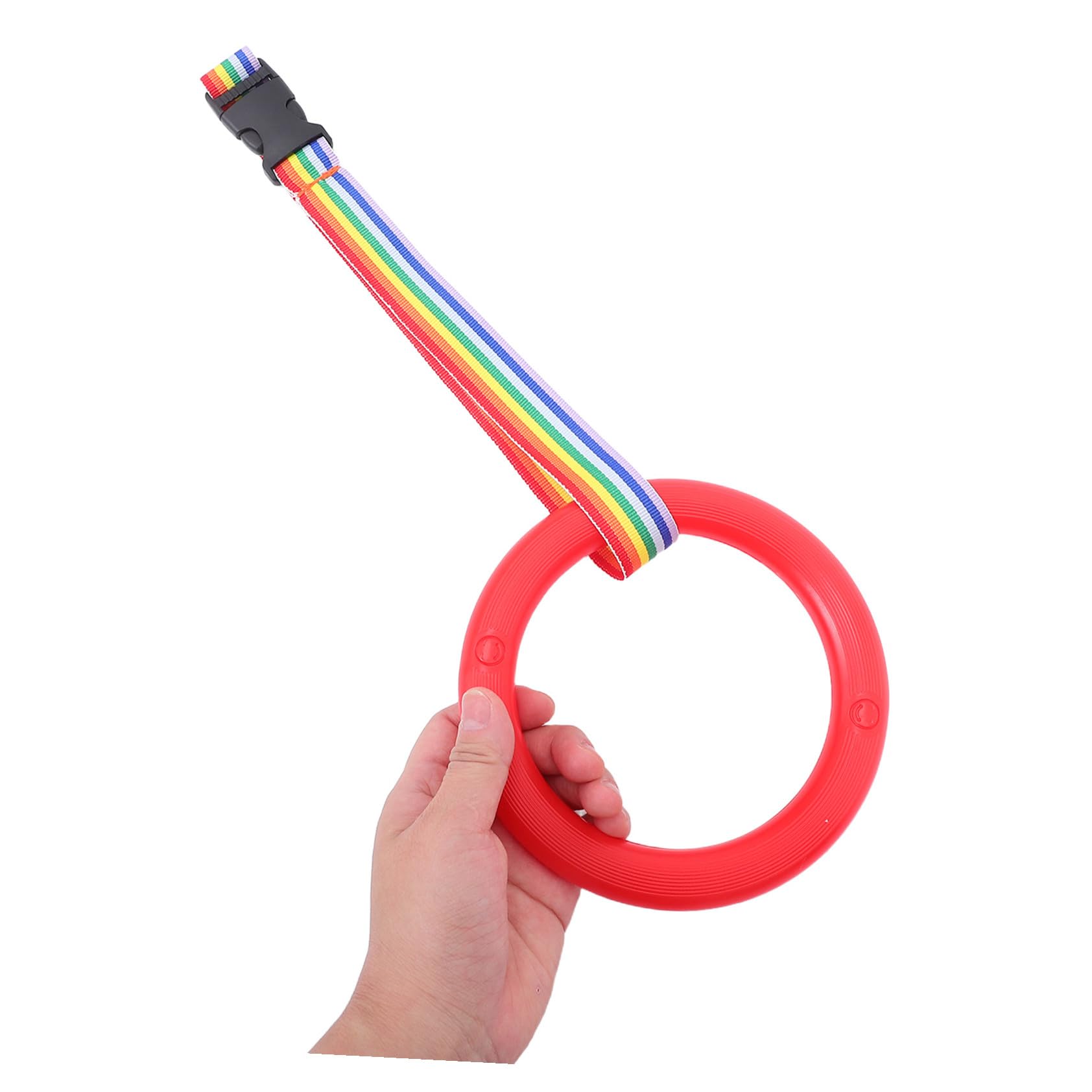 SUPVOX 12 Piezas Cuerda para Caminar Montessori con Asas Desmontables y Anillas Plásticas Cuerda Anti-pérdida para Grupos para Actividades al Aire y Control Guarderías de Colores Amarillo
