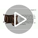 Image of RAGGLE Satin Silk Pillowcase for Hair and Skin Standard Size 18 inchX 28 inch with Soft Breathable Smooth Cooling Pillow Covers for Sleeping or Pillow Protector (2, Brown)