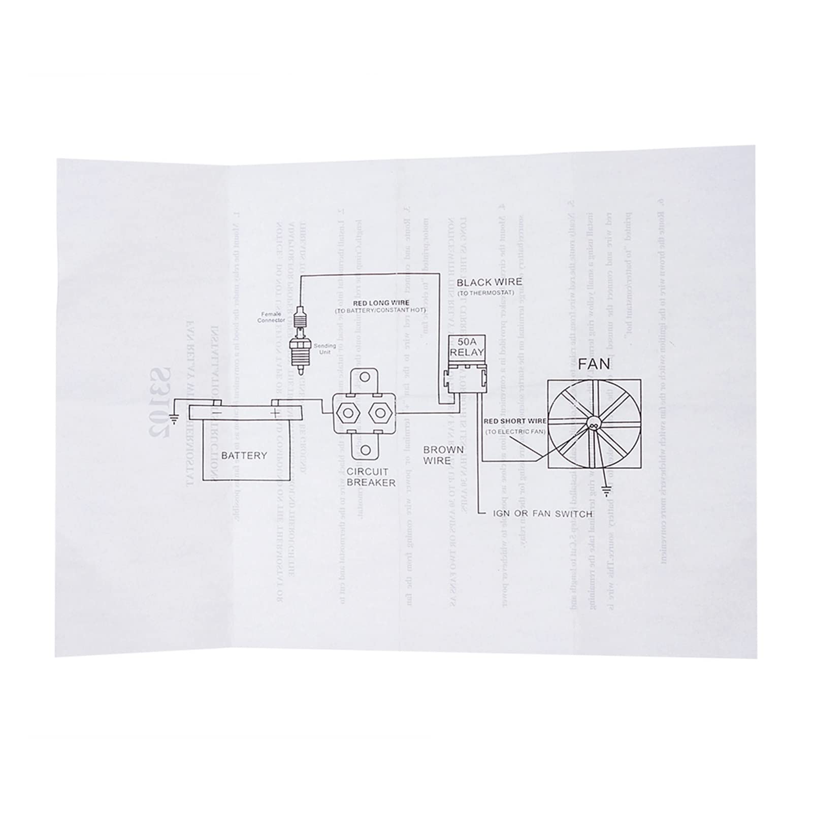 Ventilador de enfriamiento radiador eléctrico de 16 "Pulgadas Alta Cfm Kit de Interruptor de relé de termostato 12V Ventiladores y Kits