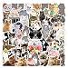Produktbild BLOUR 50PCS New Kawaii Cat Aufkleber Aufkleber für Mädchen Niedliche Cartoons Tier Aufkleber auf DIY Koffer Briefpapier Kühlschrank Wasserflasche Gitarre