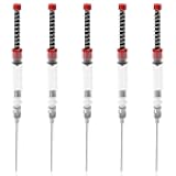 lasuroa 5pcs Blunt Multi-Use Ink Syringe, Ink Syringes with Needle Liquid Dispenser Fountain Pen Converter Kit for Glue Rhinestones Woodworking Resin Paint Oil Refill