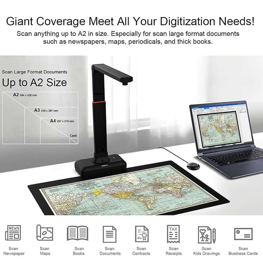 Amazon.co.jp: ブック&ドキュメントスキャナー、A2