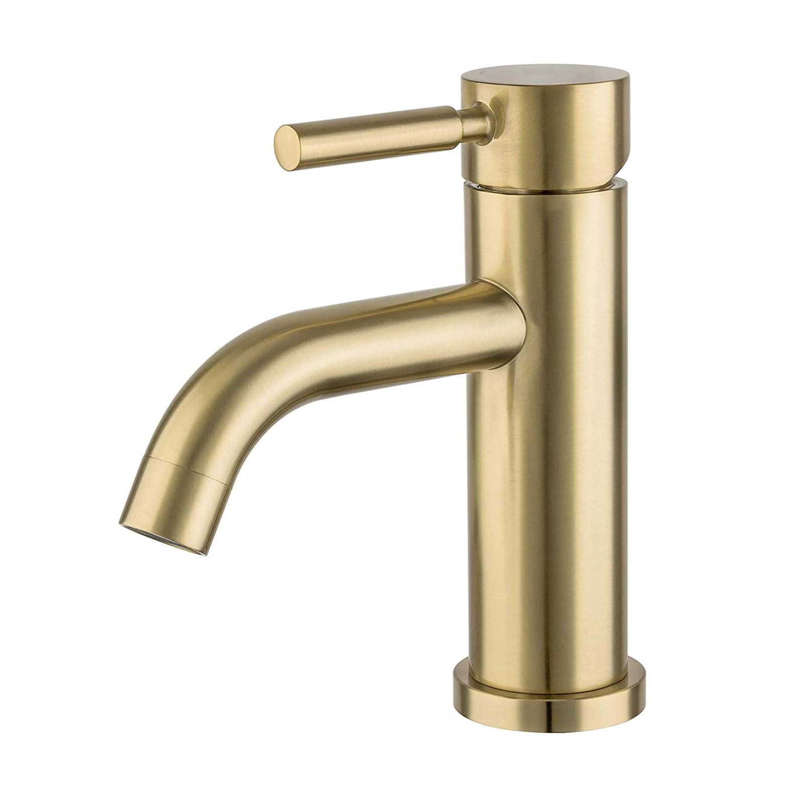 Robinet de salle de bain mitigeur lavabo eau chaude et froide en acier inoxydable