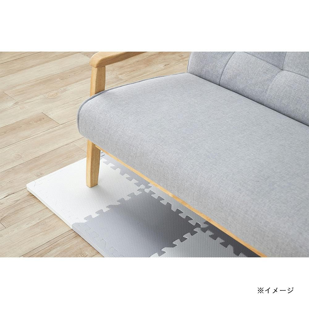 ⭐️新品⭐️ ジョイントマット 30×30cm 150枚 グレー LIFELEX 起毛ジョイントマット 9枚入 ふち付 約30×30×1cm