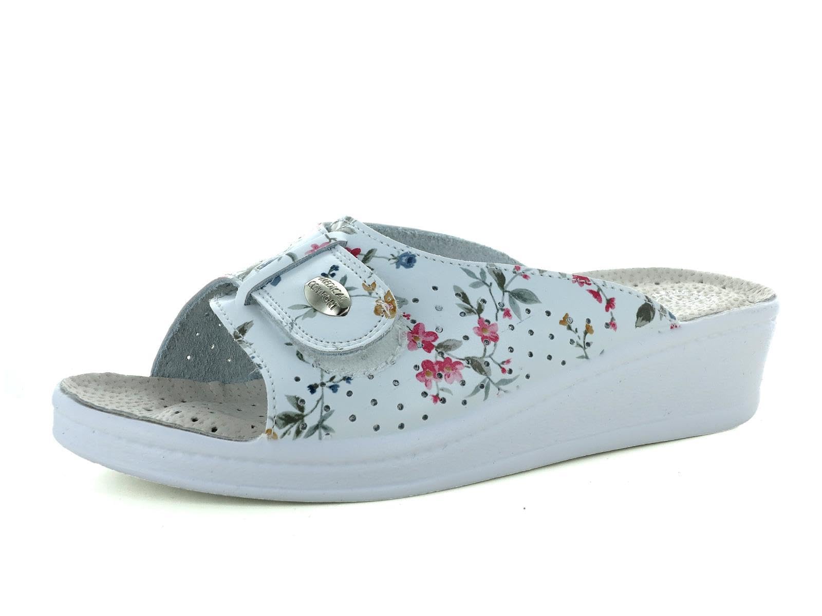 Sandali Zoccoli Sabot Pantofole Scarpe di Pelle, Donna