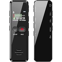 Digitales Diktierger t 8GB 1536kbps hohe Aufnahmequalit t Ger uschreduzierung One-Touch-Aufnahme Spracherkennung MP3 Aufnahmeger t f r Vortrag Vorlesung Interview Meeting usw.
