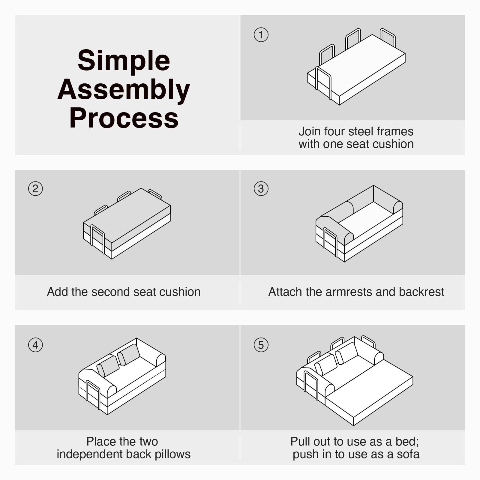 Novilla 75" Convertible Futon Sofa Bed, Boneless Couch with Smarts Coil® Support & High-Density Foam, No Assembly Corduroy Folding Loveseat Floor Sleeper for Living Room, Apartment, Bedroom, Green