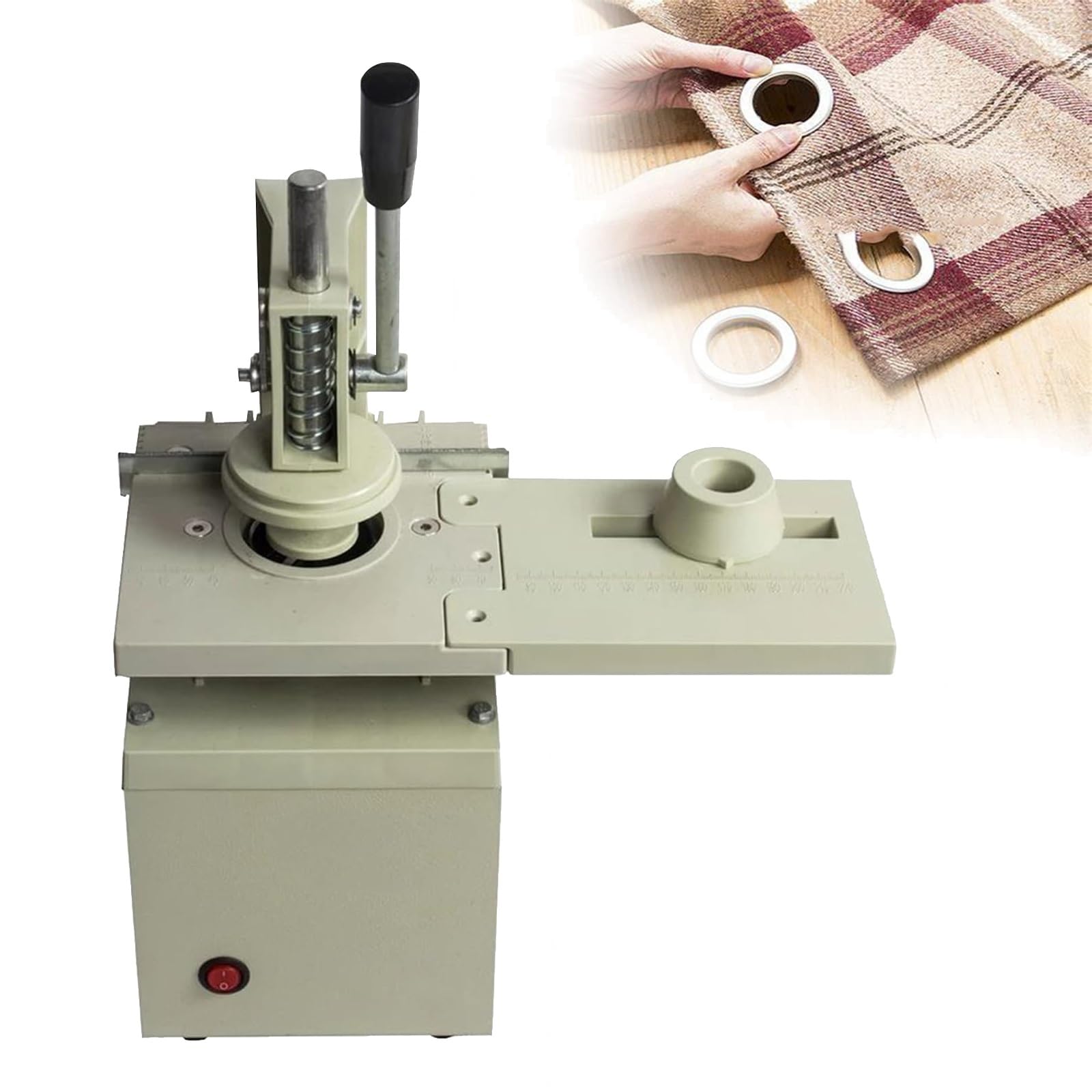 Perforatrice électrique rideaux pour installer des oeillets sans effort
