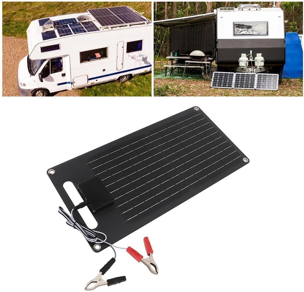 40W Solar Panel with Epoxy Coating for Protection Against Elements