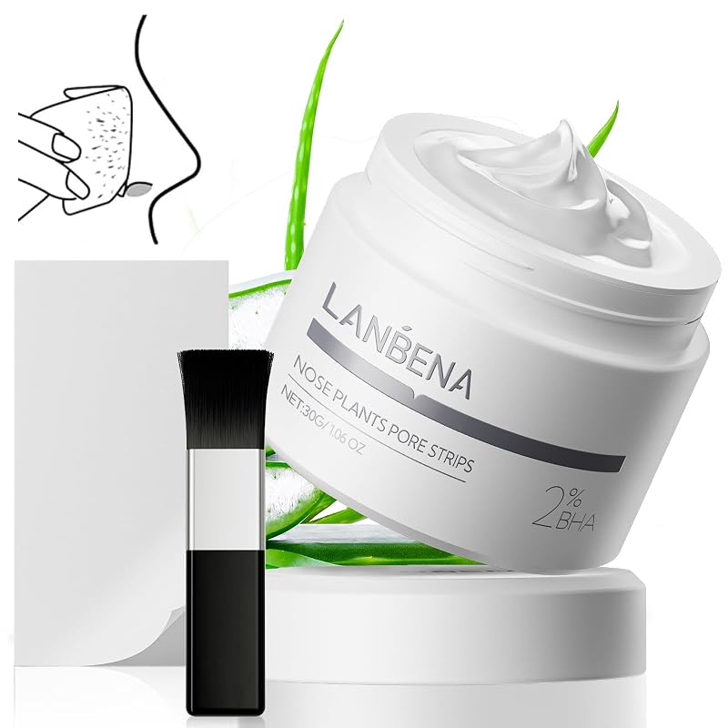 Tira em máscara para limpeza dos poros do nariz LANBENA, 30 mL