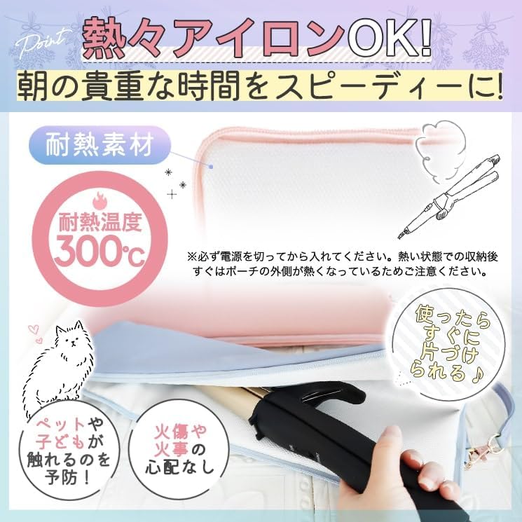 Amazon.co.jp: ヘアアイロンポーチ 耐熱 ヘアアイロンケース ホワイト Amazon.co.jp: ヘアアイロンポーチ 耐熱 ヘアアイロンケース ホワイト