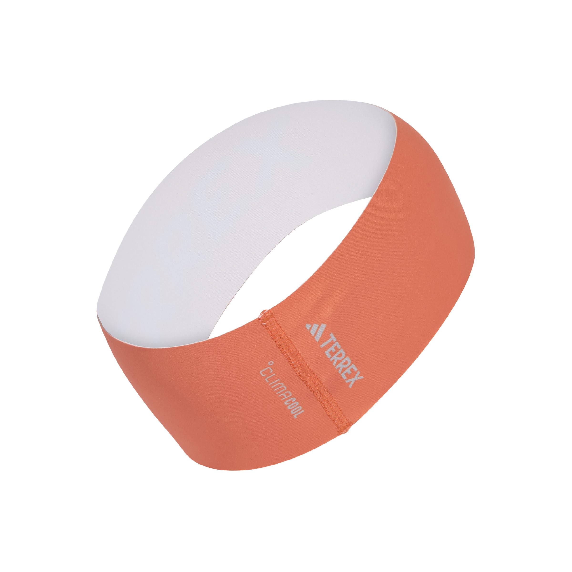 adidas Unisex - Adulto TERREX CLIMACOOL HEADBAND, Semi Impact Orange/Grey Two, XL