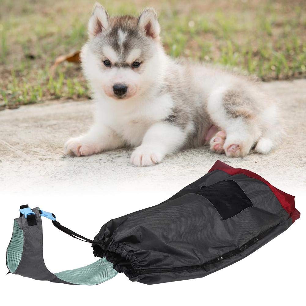 zalati Pet Drag Bag Discapacitados paralizados Pet Dog Protect Bag Anti-scratch Silla de Ruedas Proyecto Auxiliar para Pecho Extremidades de Mascotas discapacitadas - M