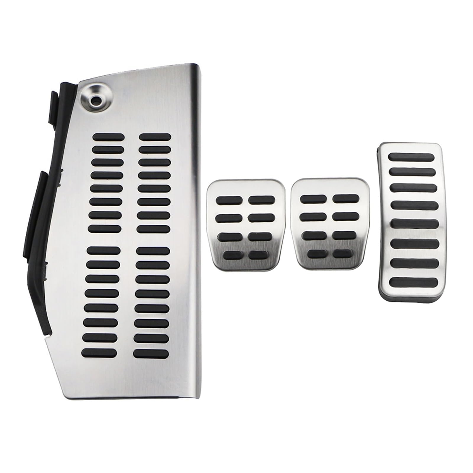 MASDHNOS Auto Pedale für Audi A3 S3 8L 1995-2003,Aluminium Legierung Anti Rutsch Fußpedal Manuell Automatische Pedalauflagen Interieur Zubehör,MT with Rest Sonstiges