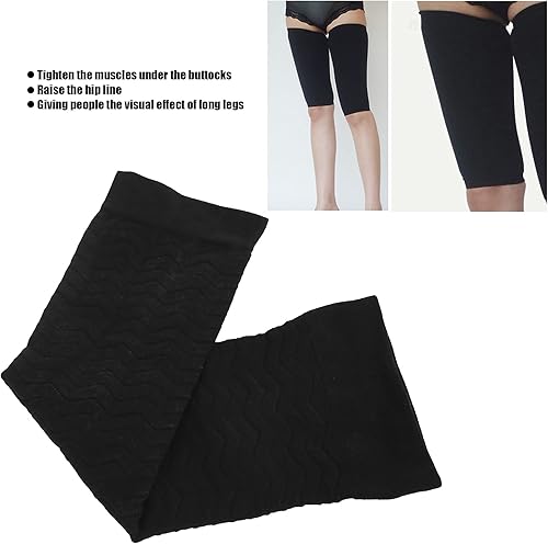 Miniatura 3 de Sonew Manga deportiva profesional para muslos, moldeador de muslos, compresión de piernas y muslos, manga envolvente para apretar la flácida ayuda a