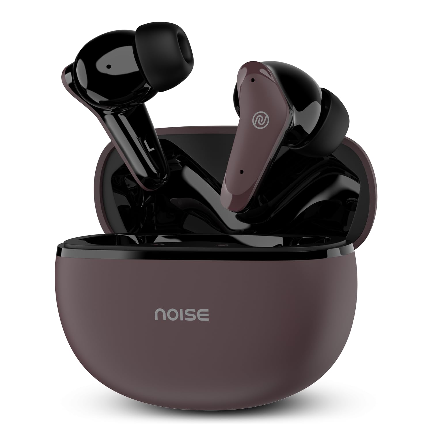 Noise Buds VS102 Plus Truly Wireless Earbuds with Flybird Design, 70H of Playtime, Quad Mic with ENC, Instacharge(10 Min=120 Min), Bluetooth V5.3(Deep Wine)