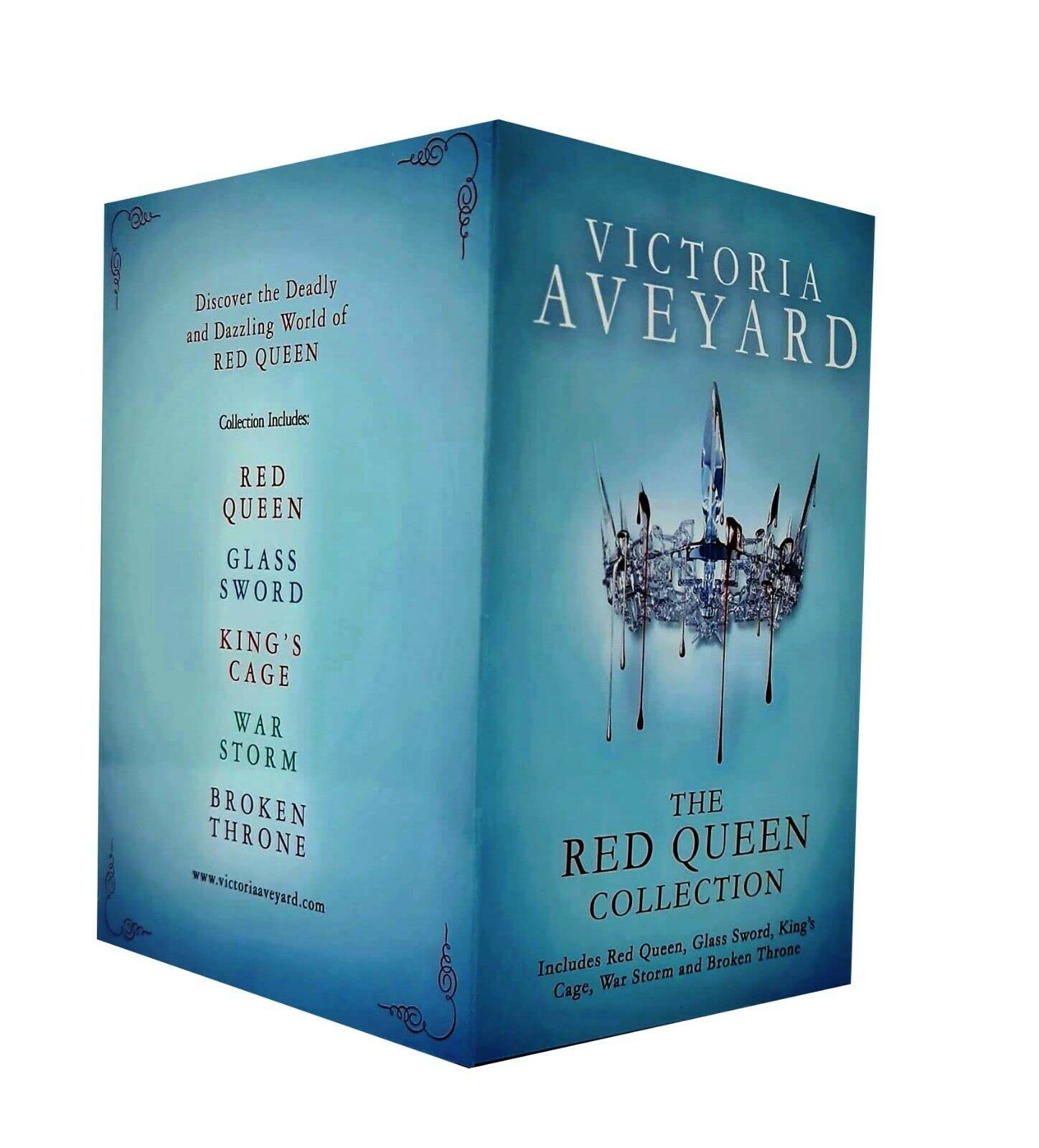 Victoria Aveyard Red Queen Series Collection 5 Books Set (Red Queen, Glass Sword, King's Cage, War Storm & Broken Throne) - Image 2