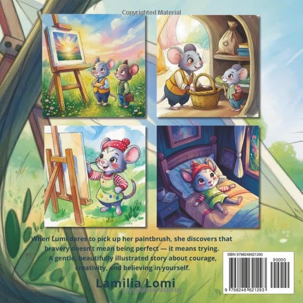 Lumi The Little Mouse Who Was Afraid to Paint: A Heartwarming Picture Book for Kids About Courage, Creativity, and Self-Confidence – Inspiring Bedtime Story for Preschoolers Ages 3–6 - Image 2