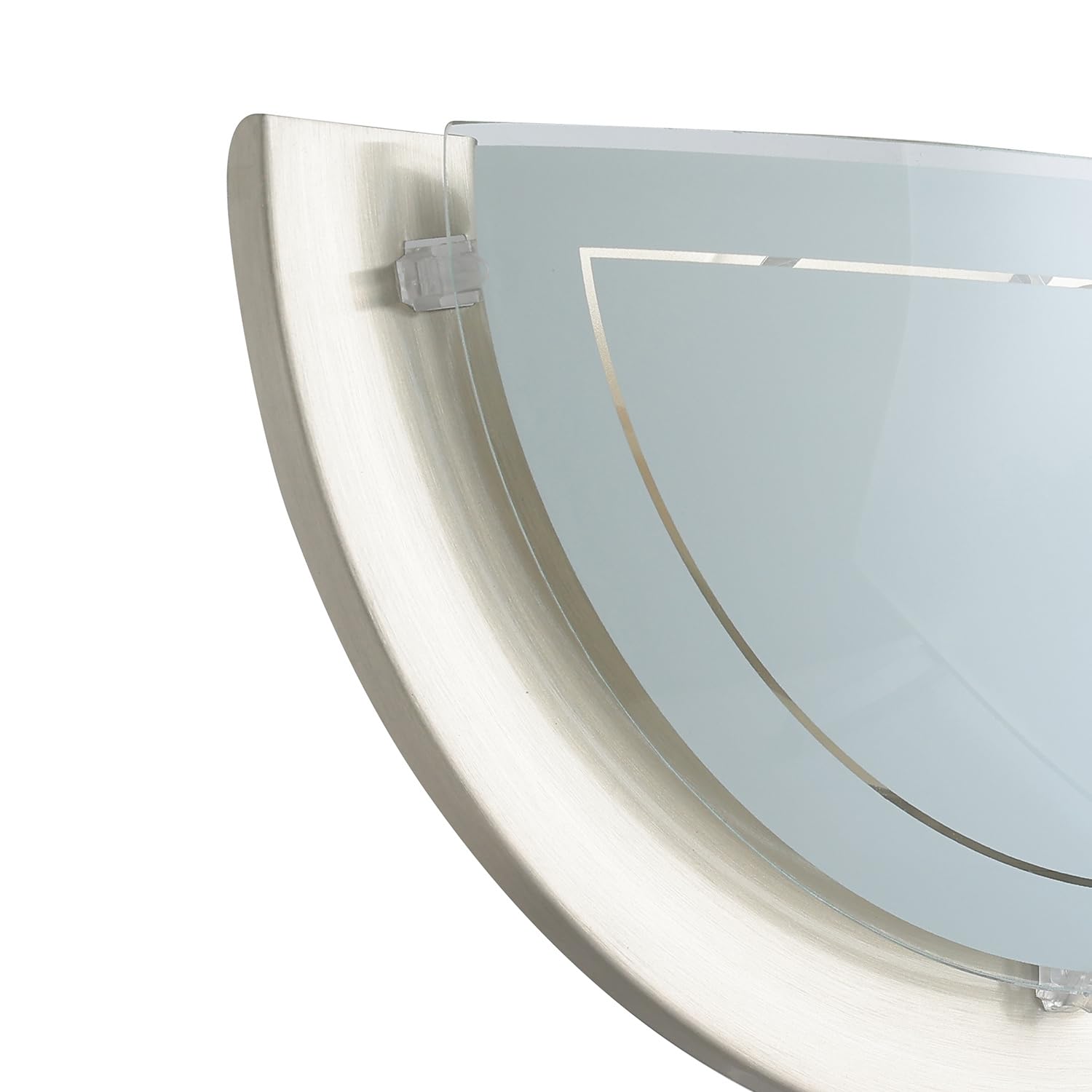 Applique métal et verre - Nickel - EGLO