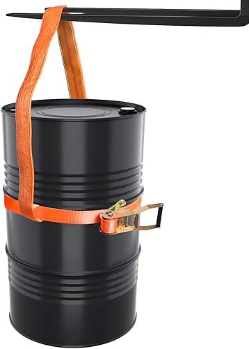 QWORK Eslinga de manejo de tambor para tambor de 55 galones, capacidad de hasta 850 libras