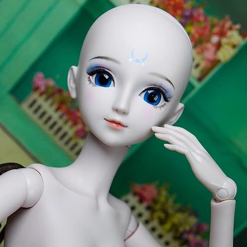 Miniatura 7 de Proudoll 13 BJD Doll Ashley 24" - 60cm cuerpo de muñeca personalizado, muñecas SD articuladas con bola, articulaciones mover muñecas de PVC DIY