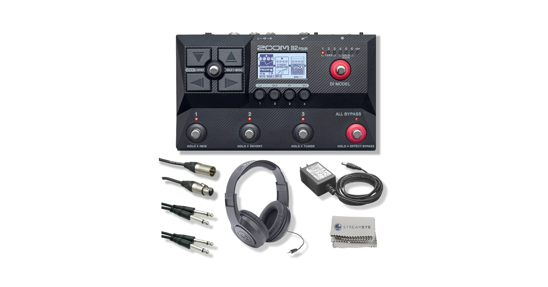 Amazon.com: Zoom B2 Four Bass Multi-effects Processor with