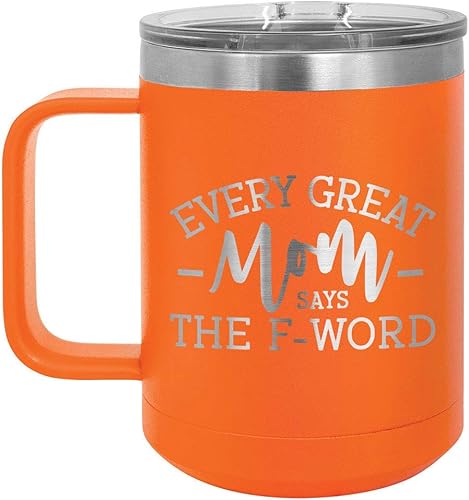 Miniatura 5 de ONLYGIFTS.COM Taza de café con tapa deslizante de 1.3 fl oz, diseño con texto en inglés "Every great mom", Verde azulado