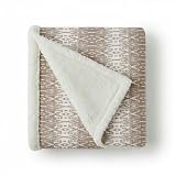 Eddie Bauer - Sherpa Throw Blanket for Couch 50x60 – Ultra Soft Reversible Fleece & Plush Sherpa Blanket, Warm Cozy Geometric Throw for Sofa, Bed, Living Room Decor