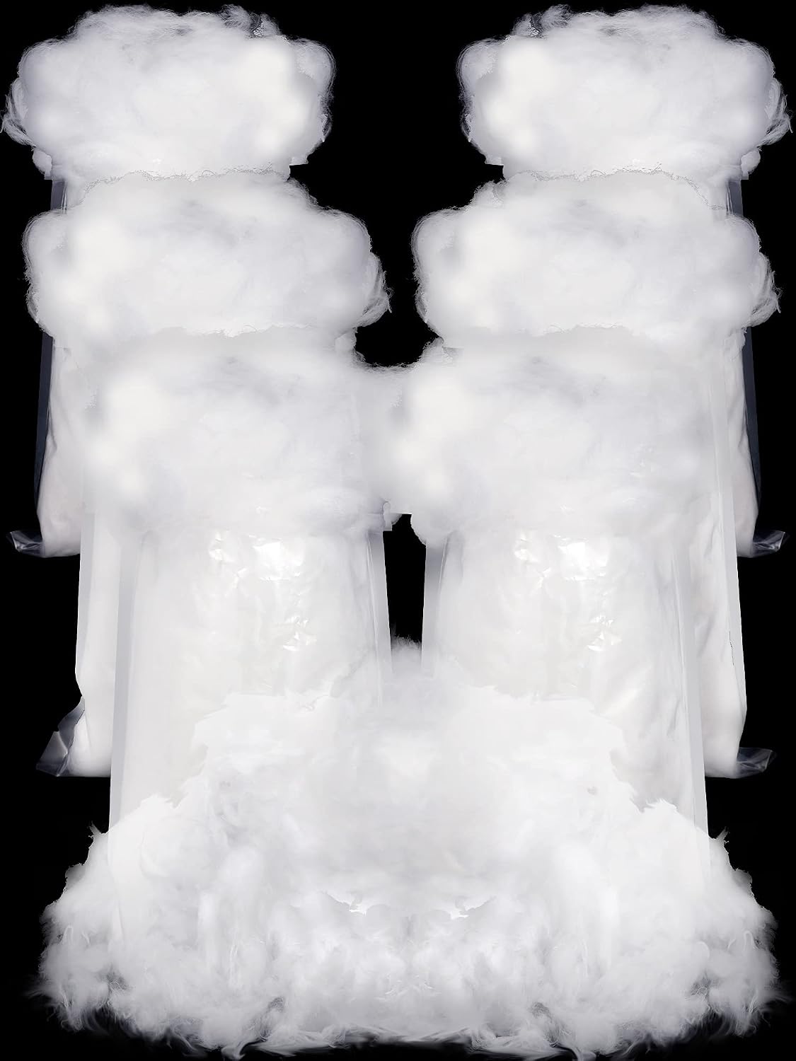 Riakrum Christmas Fake Snow Decoration Winter Artificial Snow Fluffy, 360 g | Christmas Artificial Clouds Fake Snow Decoration, Realistic Fluffy Soft, for Winter Holiday Decor, Xmas Tree Village Displays
