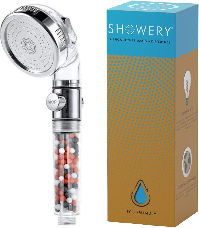 Showery® EcoFlow Shower Head Original Water Saving High Pressure
