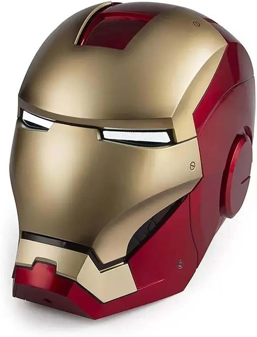 Fxiaoy1:1 Wearable Helmet with Eyes Glow Perfect for Cosplay, Display, and Collectible Figures for Man and Teen