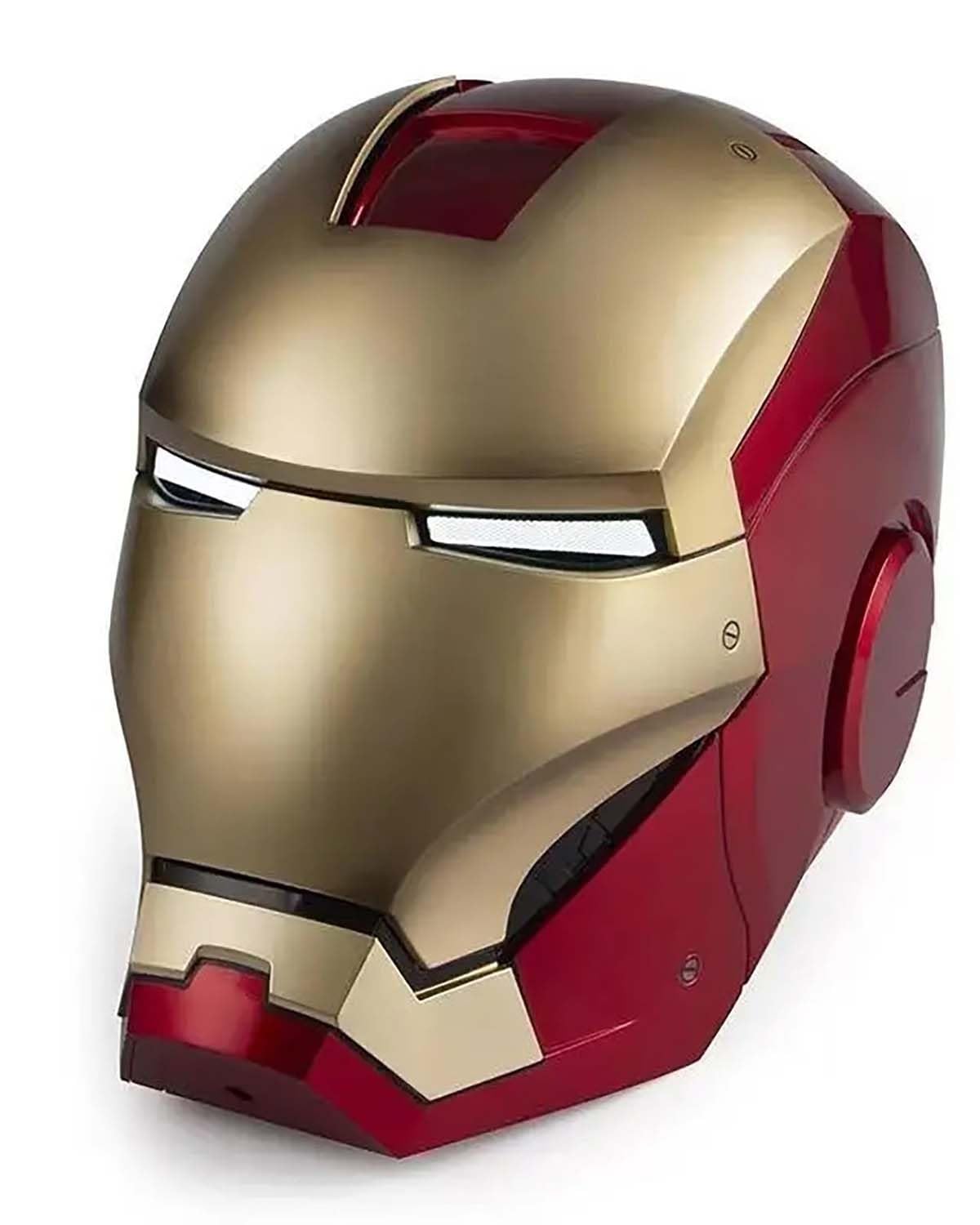 Fxiaoy1:1 Wearable Helmet with Eyes Glow Perfect for Cosplay, Display, and Collectible Figures for Man and Teen