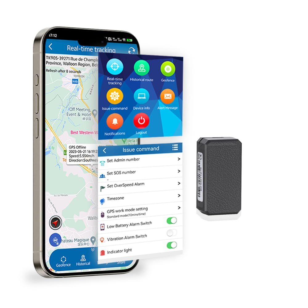 Micro Localizzatore GPS Tracker Satellitare con Magnete - Realtime Tracking in Tempo Reale Anti-perso Impermeabile Tracciatore di Posizione per Bambini Anziani Auto Moto
