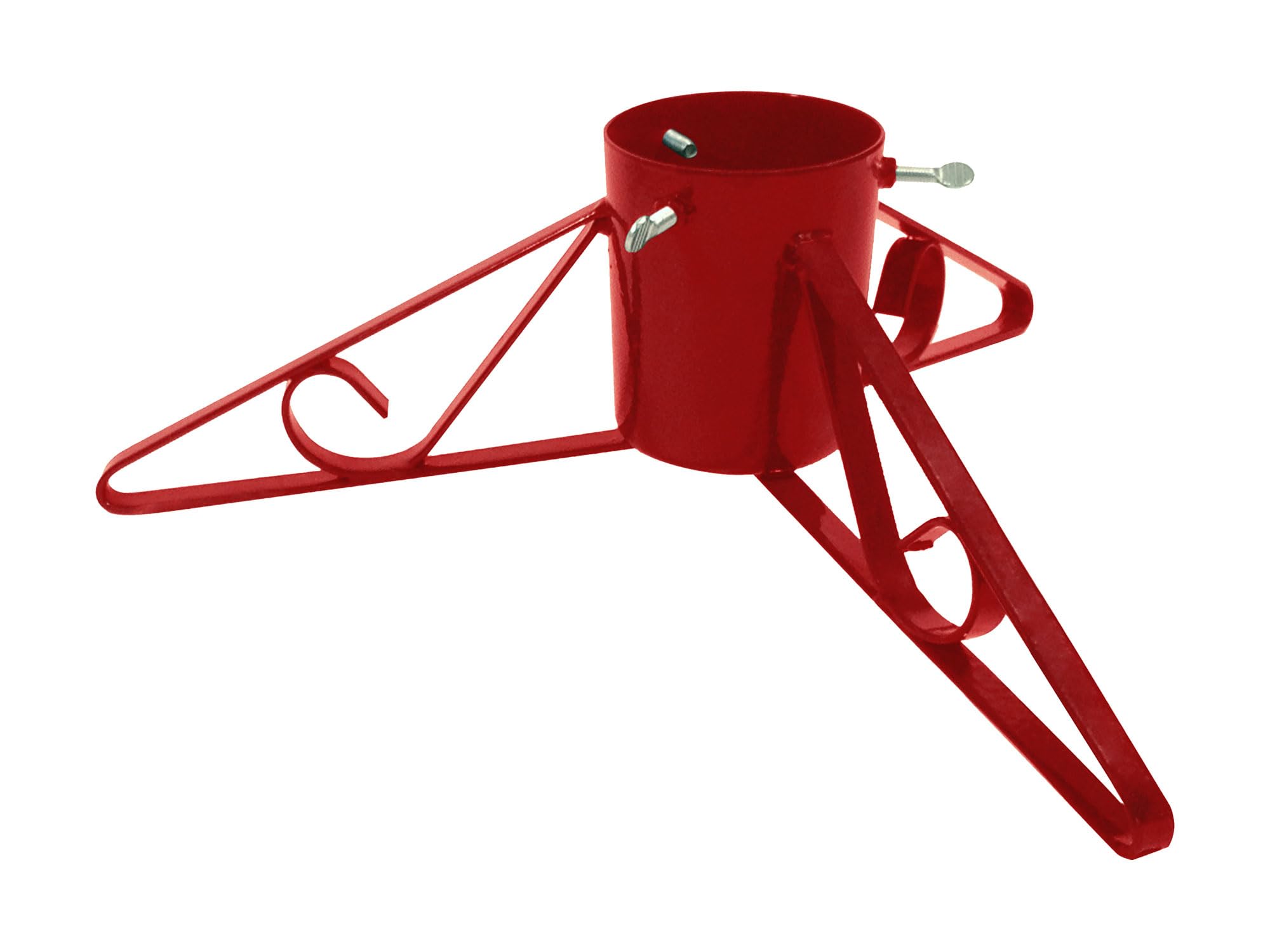 Garden Pride Red Sussex Scrolled Christmas Tree Stand (, 5.5 Inch)