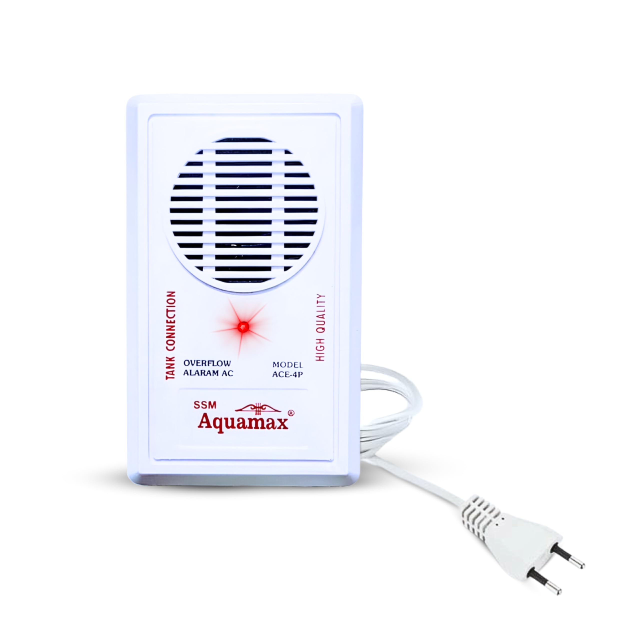 SSM Aquamax ® Water Tank Overflow Alarm - Strong ABS Body - 220V AC - Loud Human Voice in Hindi and English - 1 Year Warranty (ACE-4P - White) (B0D63BF36Y) Amazon Price History, Amazon Price Tracker
